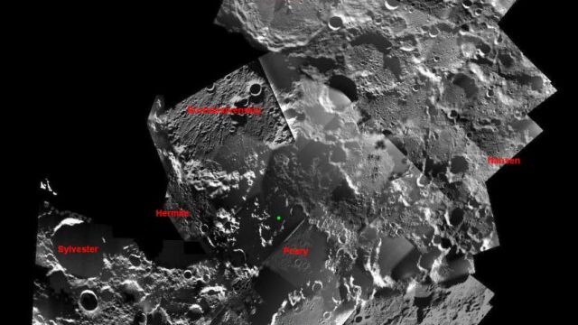 Una visión distinta del polo norte de la Luna