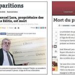 «Le Monde» dedicó un artículo a Lara. El diario galo «Le Figaro» se acordó del empresario