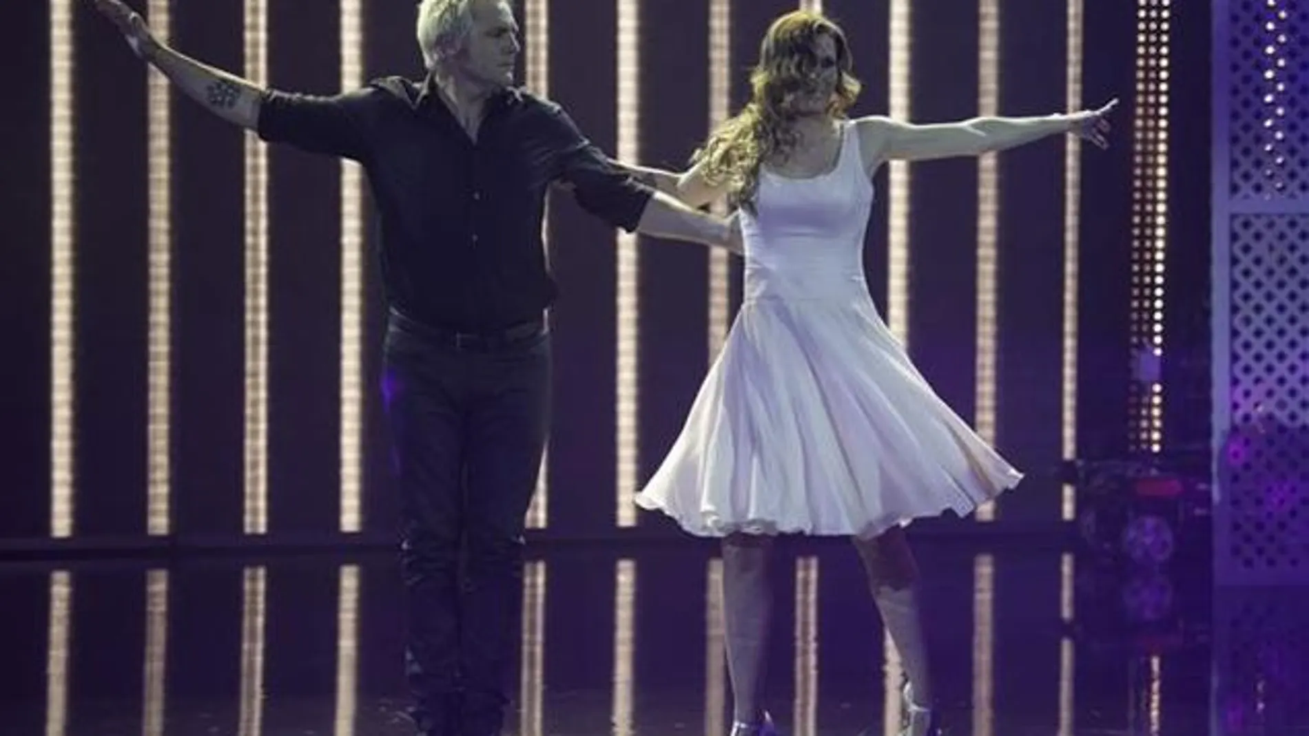 Santiago Cañizares y su mujer bailan "Dirty Dancing".