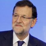 El presidente del Partido Popular, Mariano Rajoy, durante la reunión del Comité Ejecutivo del PP que se ha celebrado hoy en Madrid.