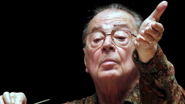 Fotografía de archivo del director de orquesta Rafael Frühbeck de Burgos