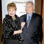Fernando Guillén, junto a su ex mujer, Gemma Cuervo