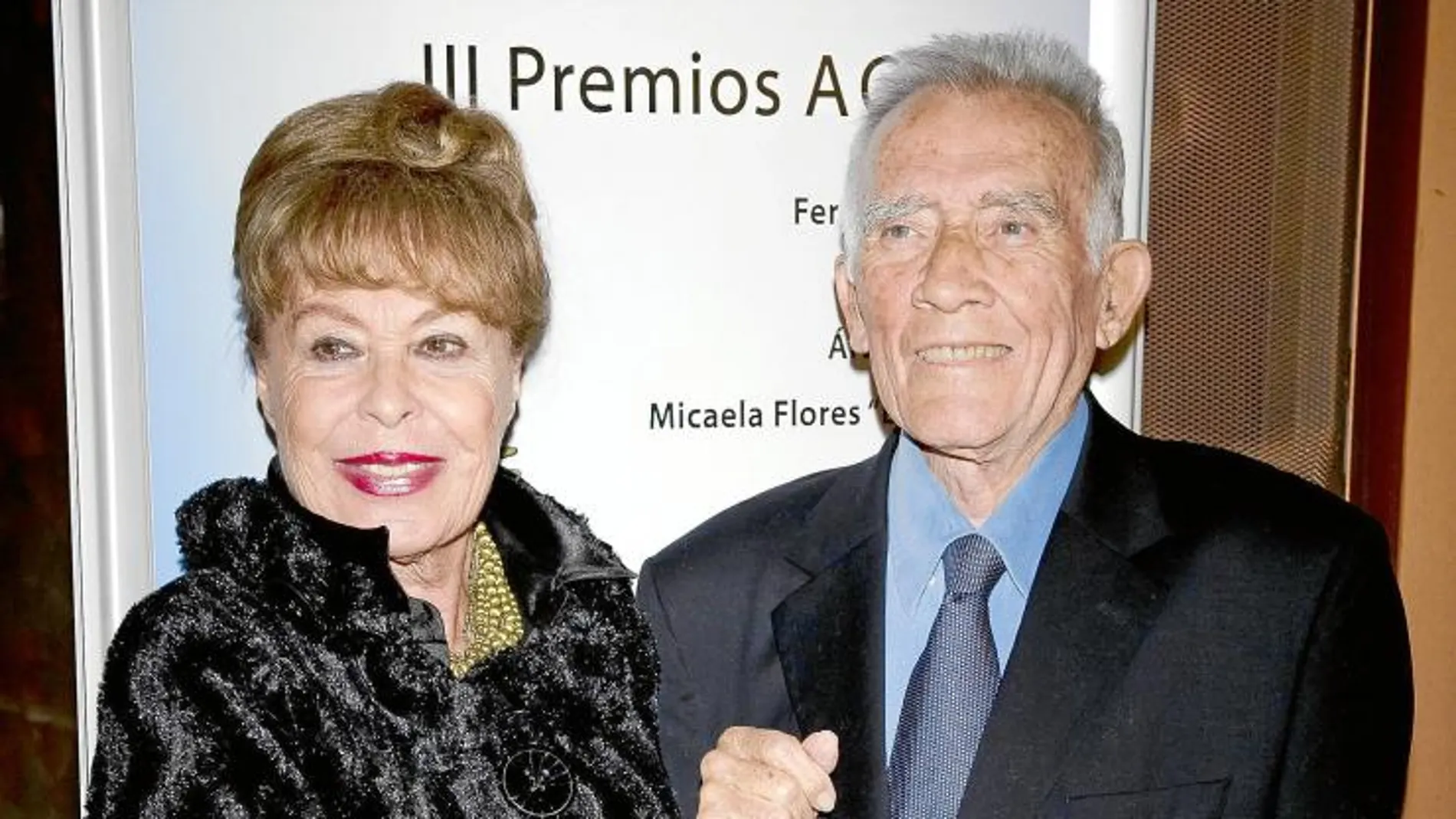 Fernando Guillén, junto a su ex mujer, Gemma Cuervo