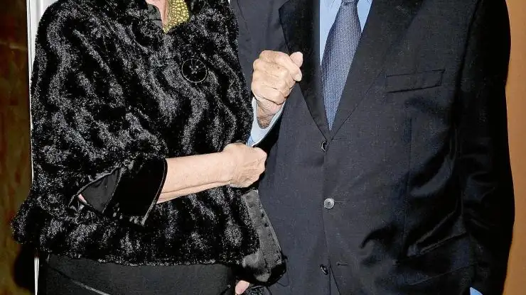 Fernando Guillén, junto a su ex mujer, Gemma Cuervo