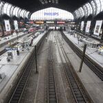 Imagen de archivo de la estación de tren de Hamburgo (Alemania).