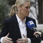 La candidata del PP a la Presidencia de la Comunidad de Madrid, Cristina Cifuentes