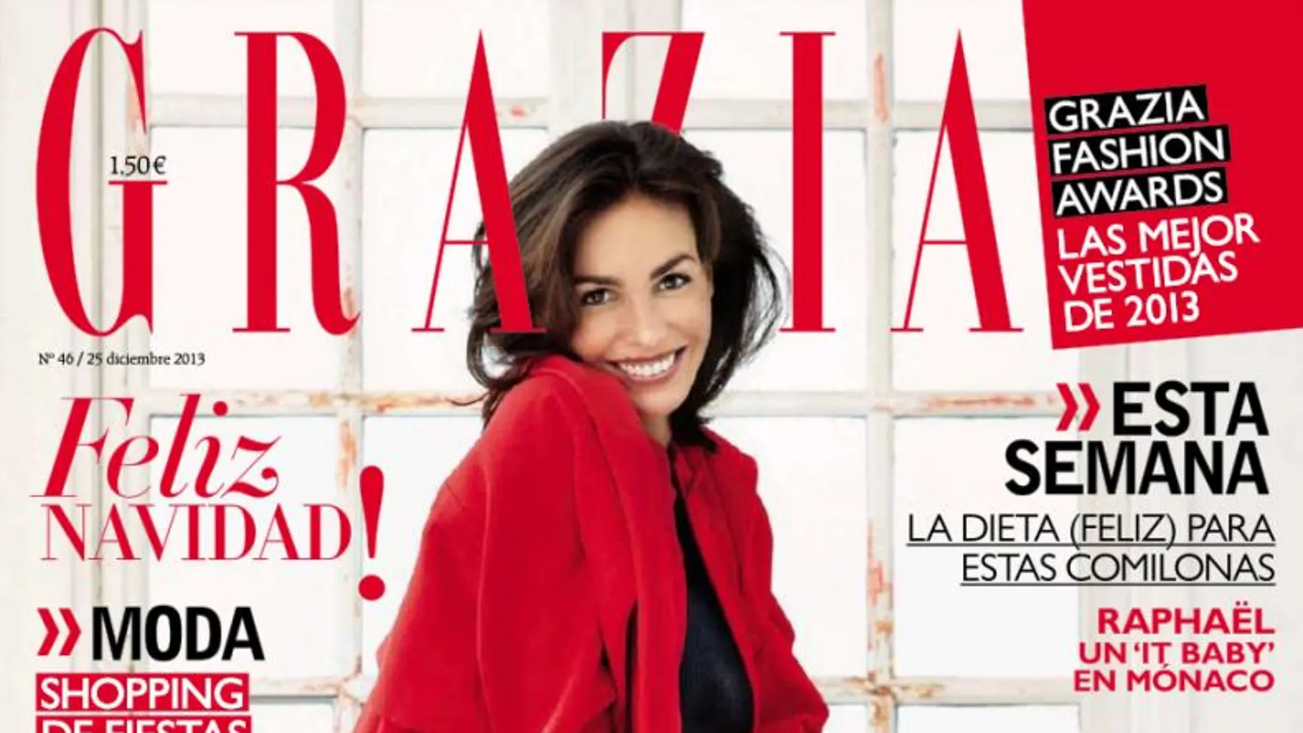 Esta semana Grazia, celebra la navidad con Inés Sastre en portada.