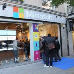 El Espacio Microsoft, ubicado en la calle Fuencarral 140