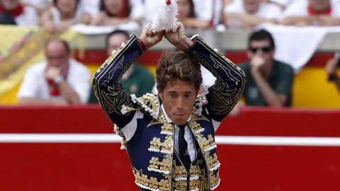 Manuel Escribano, ayer, en Pamplona