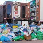 La huelga de recogida de basuras, que hoy cumple su octava jornada, también afecta a empresas privadas