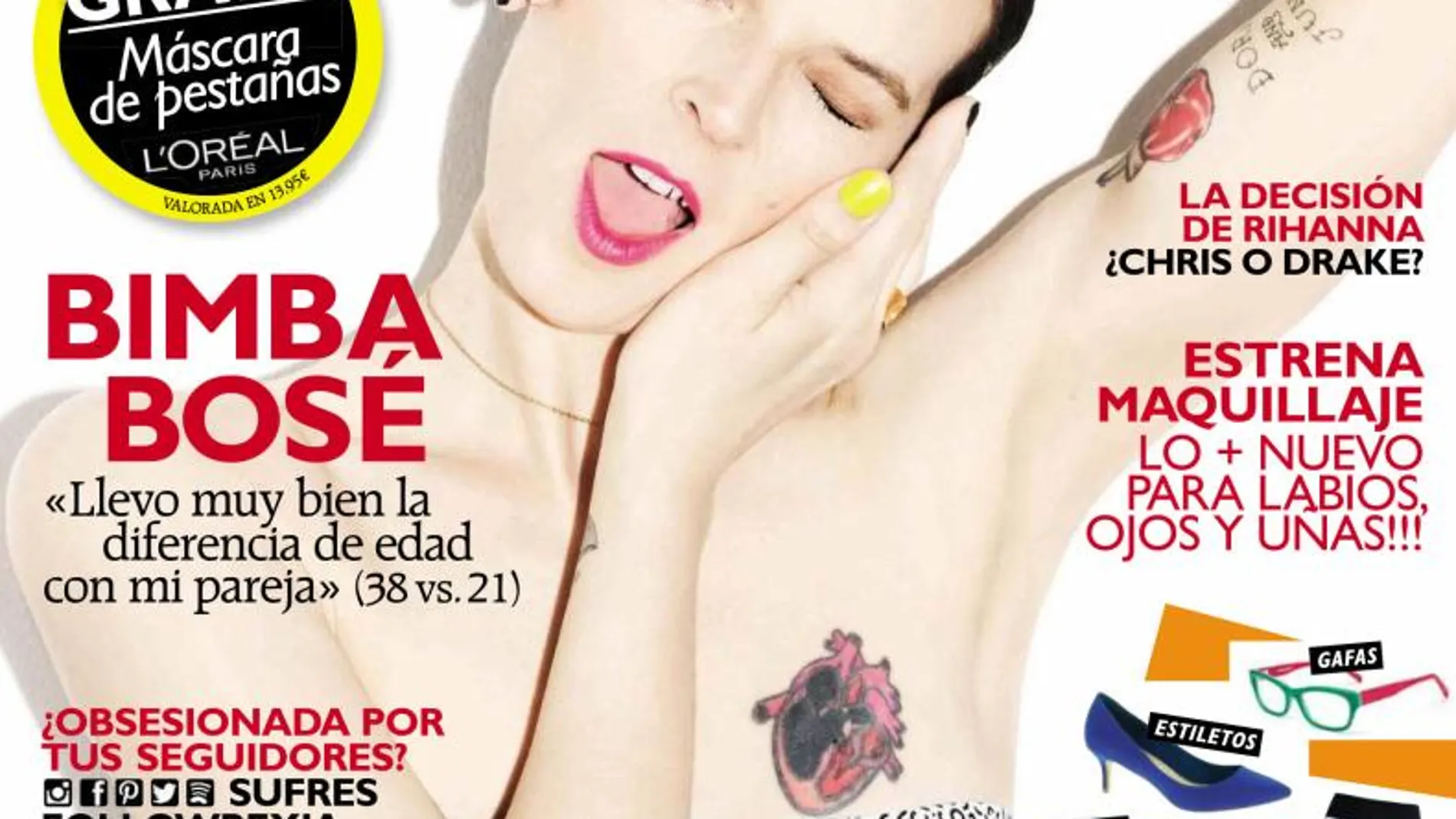 Bimba Bosé en la portada del nuevo número de Grazia