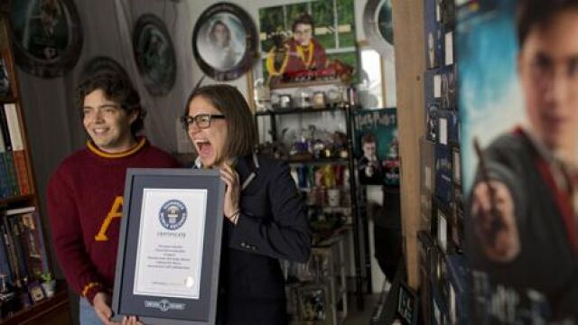 Un mexicano tiene más de 3.000 objetos de Harry Potter