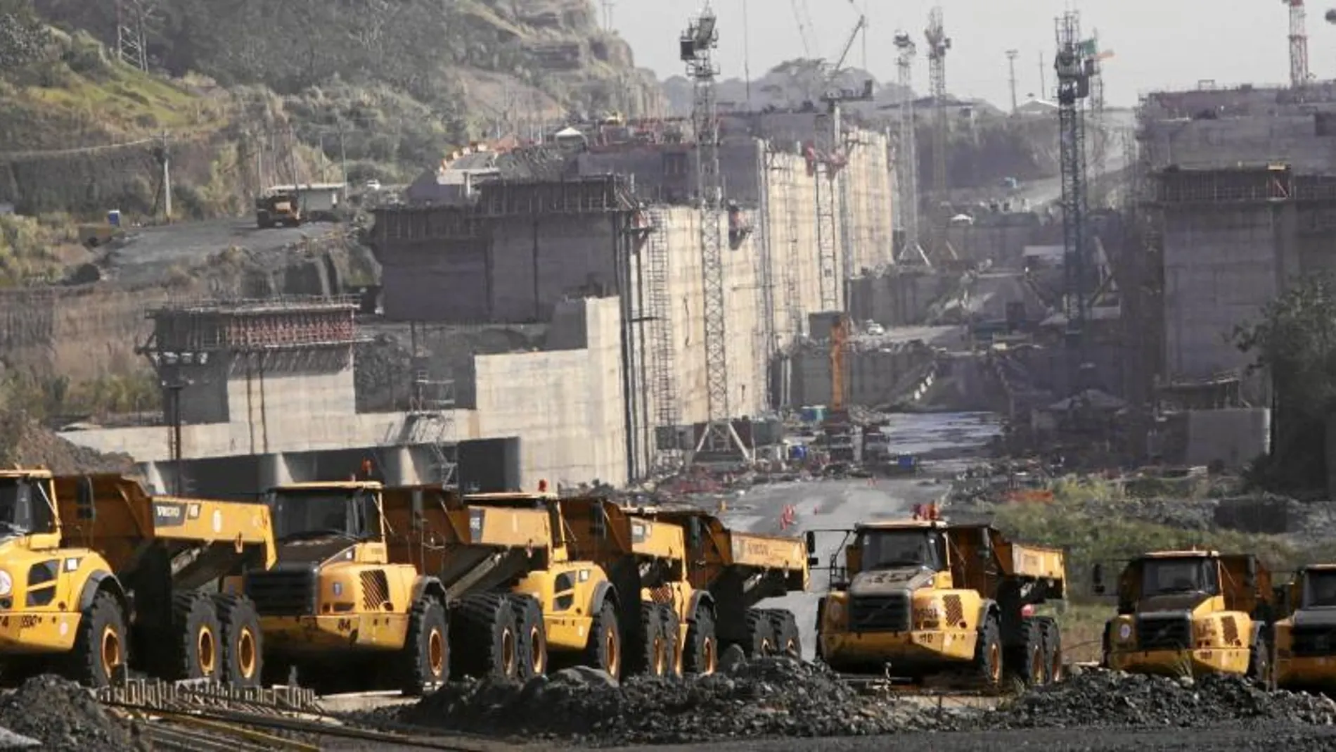 Las obras de ampliación del Canal de Panamá llevan paradas desde el pasado 5 de febrero