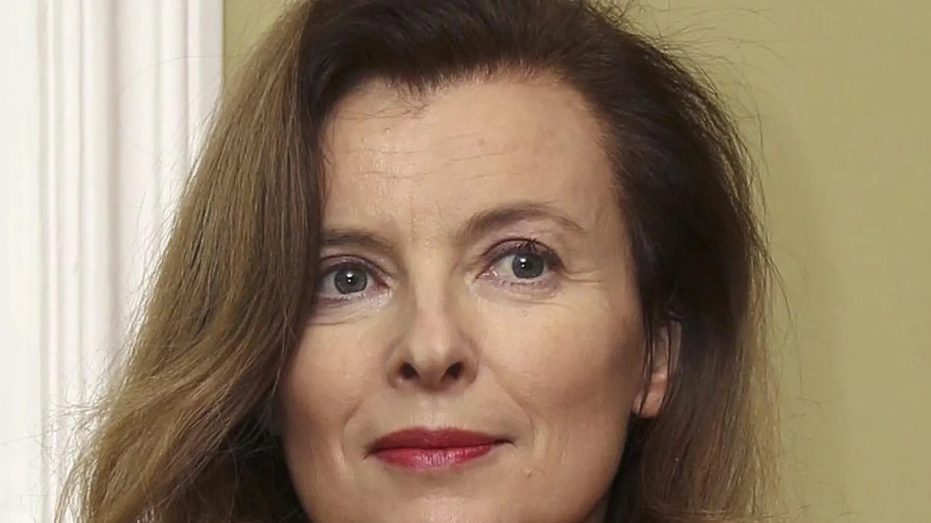 La ex primera dama gala Valérie Trierweiler, hoy en Bombay.