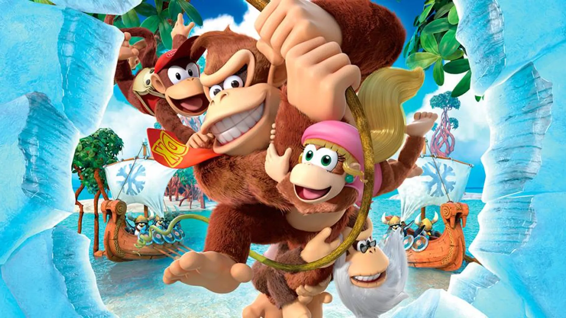 Todo listo para la llegada del abuelo Donkey a Wii U