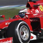 El piloto finlandés de la escudería Ferrari, Kimi Raikkonen