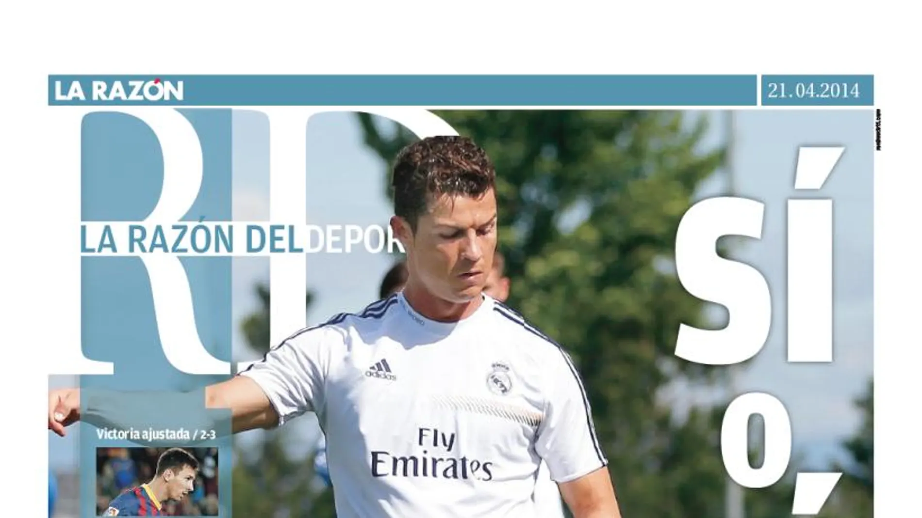 Hoy con el periódico, LA RAZÓN DEL DEPORTE