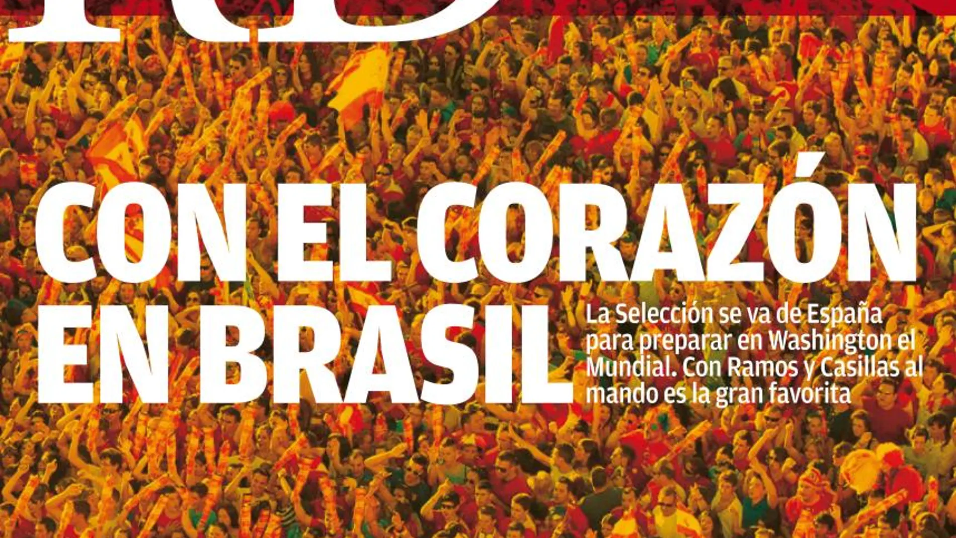España con el corazón en Brasil