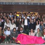 Miguel Ángel Perera con los alumnos de la Universidad de Navarra