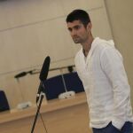 El etarra Beinat Aguinagalde durante el juicio que se celebró en la Audiencia Naciona, por asesinar a tiros al concejal del PSOE en Arrasate (Gipuzkoa) Isaías Carrasco, el 7 de marzo de 2008