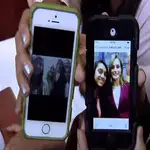  Doña Letizia se hace selfies con estudiantes estadounidenses