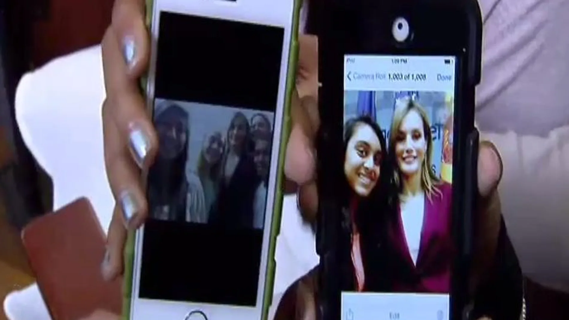 Doña Letizia se hace selfies con estudiantes estadounidenses