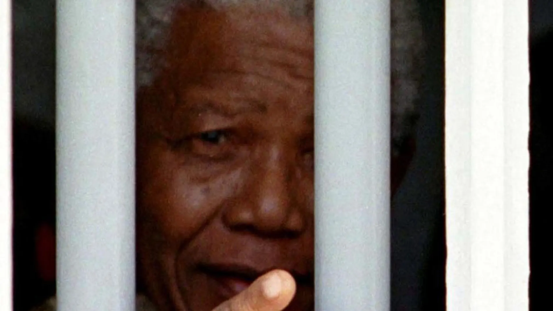 Mandela pasó 18 de sus 27 años de cautiverio en la prisión de Robben Island (Ciudad del Cabo)