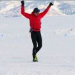 Maratón sobre hielo y nieve en la Antártida