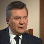 Víktor Yanukóvich, durante una entrevista concedida a una televisión rusa.