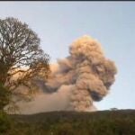 La ceniza del volcán Turrialba