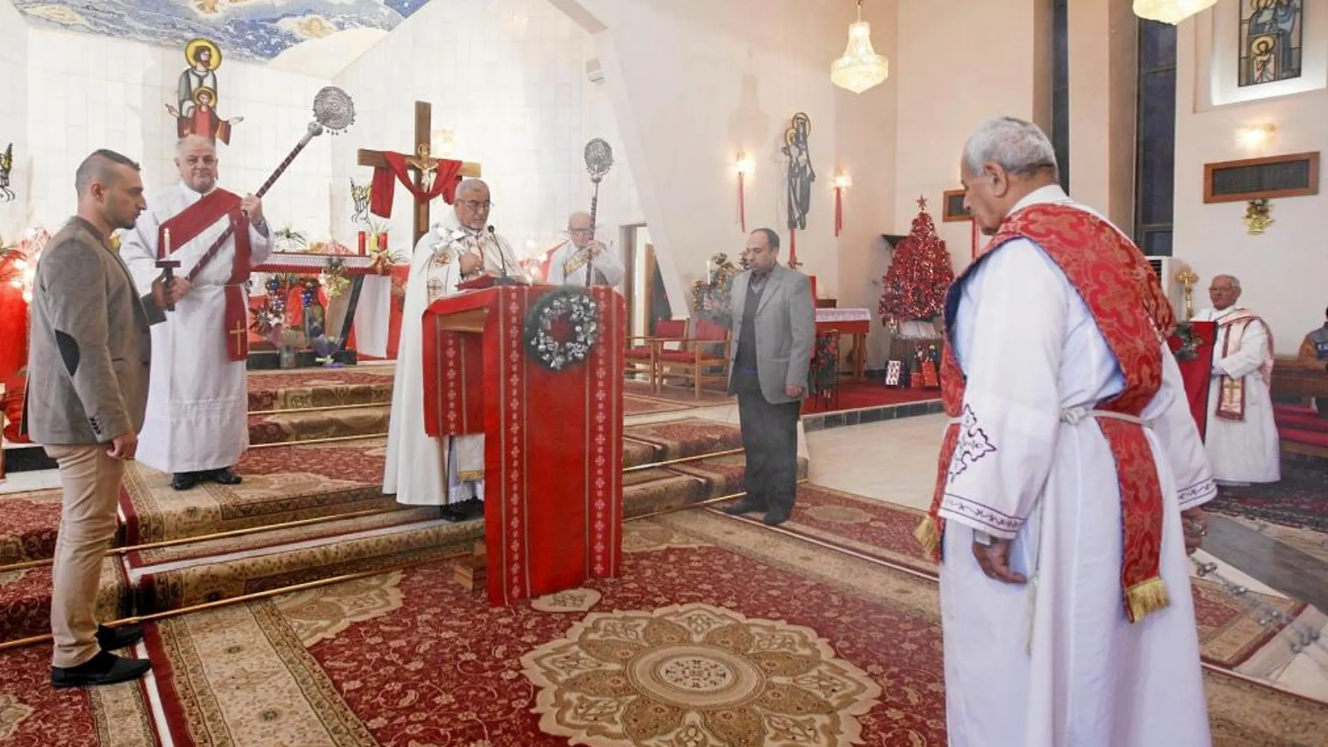 Misa en la Iglesia de San José, Bagdad