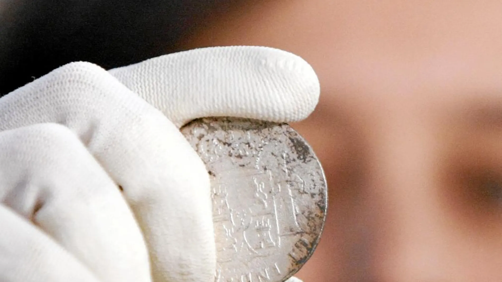 La mayoría de las monedas recuperadas, buena parte en bloque, son reales de a ocho