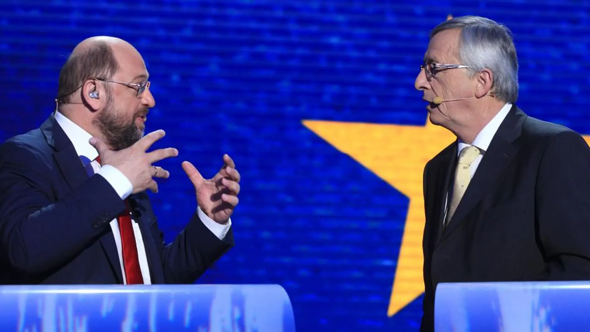 Martin Schulz y Jean-Claude Juncker