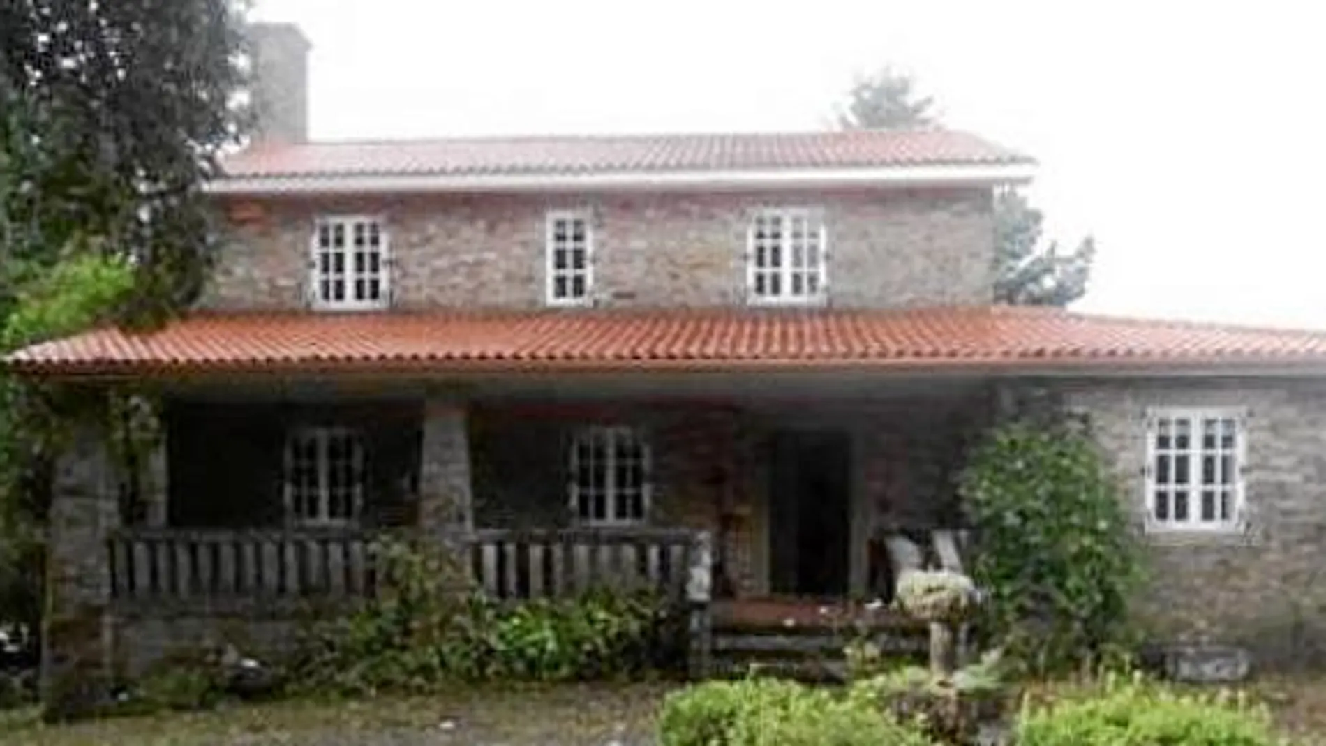 Imagen de la casa de Rosario Porto en Teo