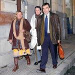 Los abogados pro abertzales Arancha Zulueta, Jone Goiricelaya e Íñigo Iruin