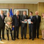 El expresidente del Gobierno y presidente de la Fundación FAES, José María Aznar, presentó en Bruselas el libro blanco de la Atlantic Basin Initiative (ABI) Una nueva comunidad atlántica: generar crecimiento, desarrollo humano y seguridad en el hemisferio atlántico