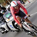 El ciclista suizo Fabian Cancellara, del equipo Trek Factory Racing, participa en el prólogo de la Tirreno-Adriático en Lido di Camaiore, Italia