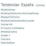 #InfantaCristina y #lodelarampa, trending topic en Twitter
