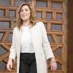 La presidenta de la Junta, la socialista Susana Díaz, hizo ayer balance de gobierno