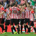  El Athletic se regala otra fiesta en San Mamés y golea al Levante (3-0)