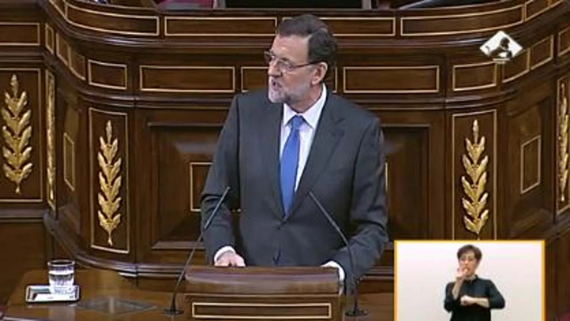 Rajoy concluye su intervención