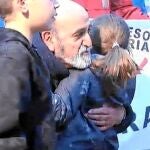 Gorostiaga, que permanecía en prisión desde 2007, ayer, a su salida