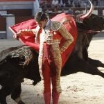 Jiménez Fortes realiza una bernadina en la plaza de toros de Las Ventas