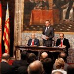 Alberto Fabra en el pleno del Alto Consejo Consultivo.