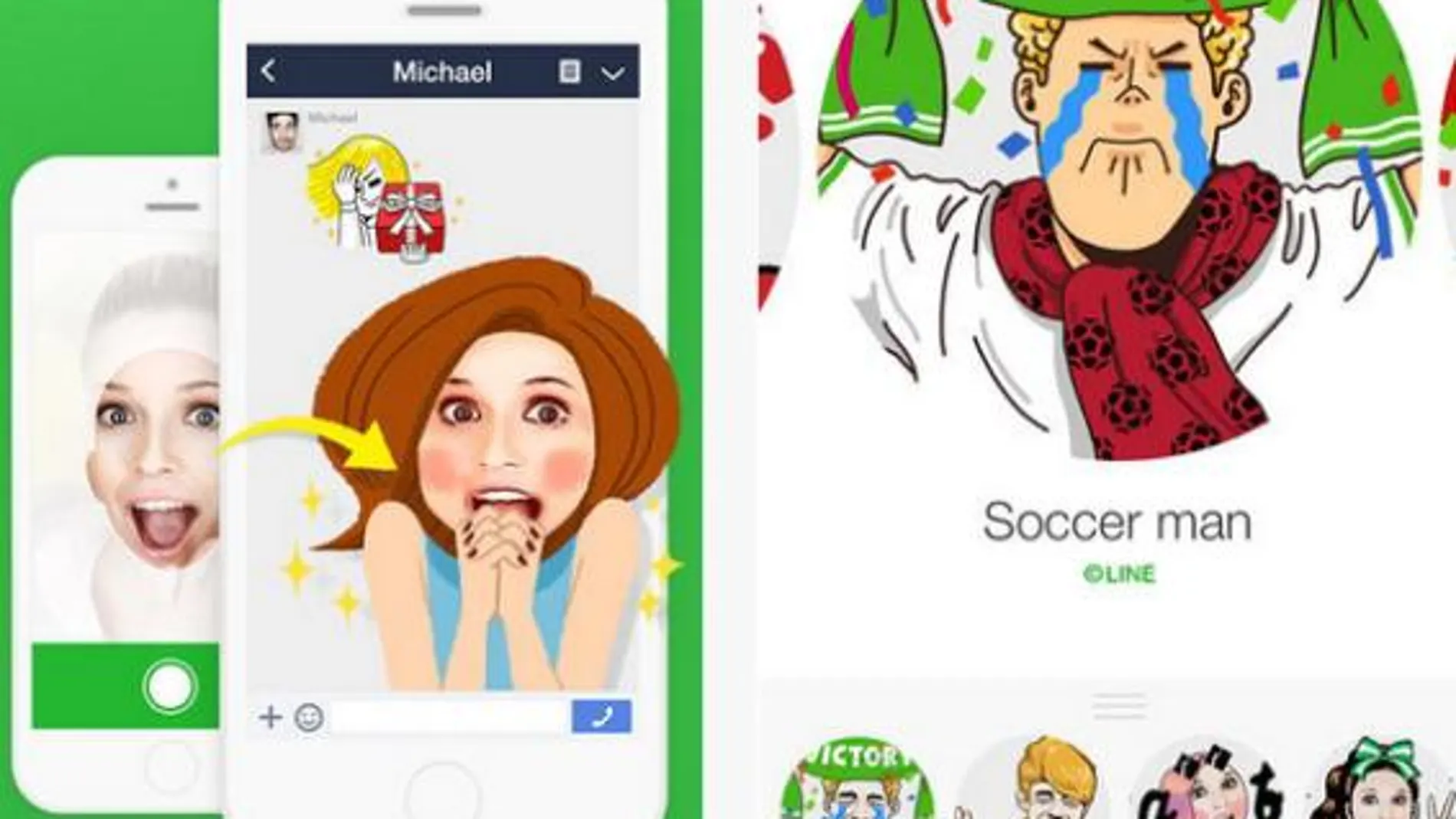 Convertirse en un sticker de Line es posible con Line Selfie Sticker