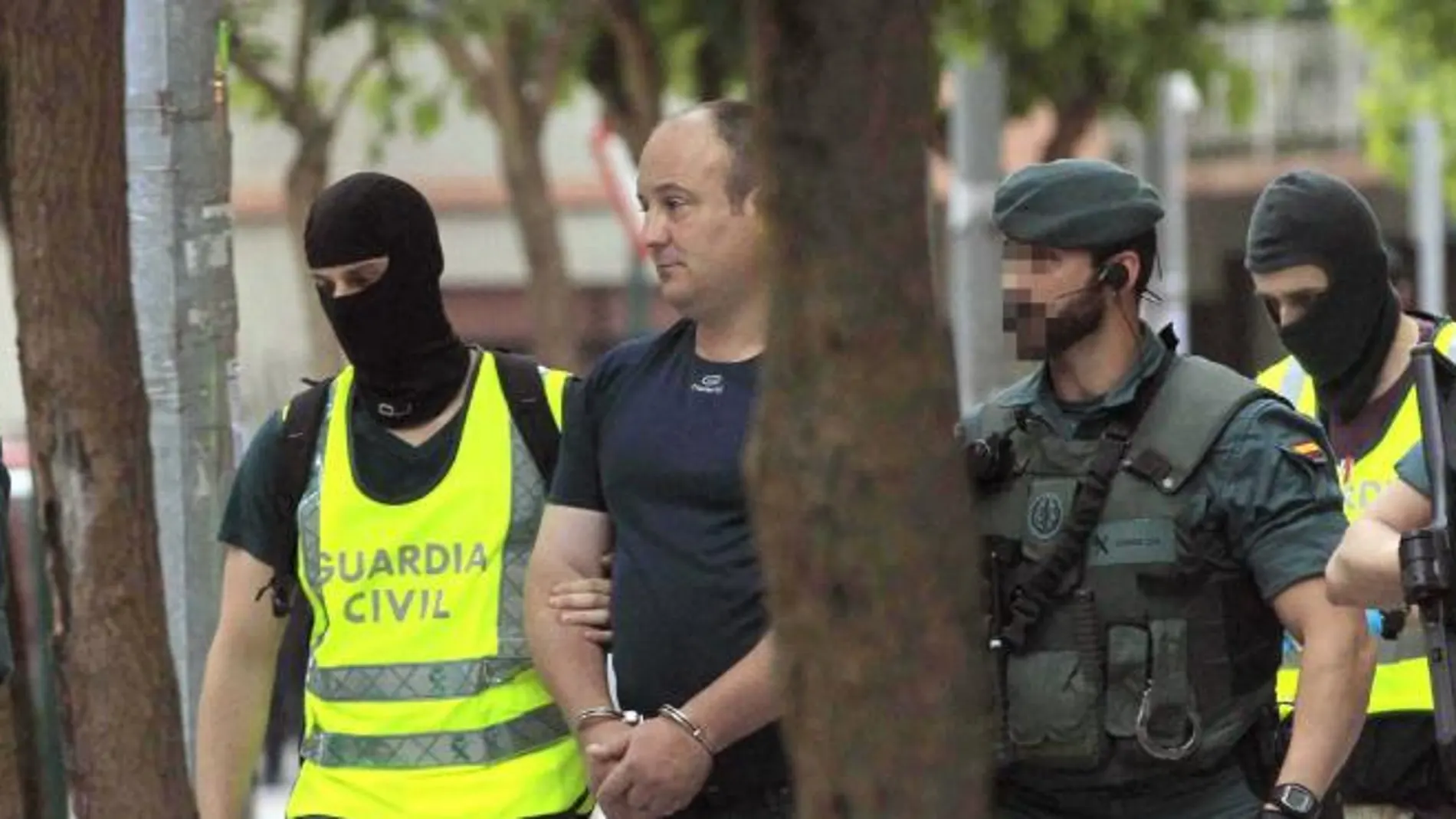 El presunto colaborador de ETA Tomás Madina Echevarría, detenido esta madrugada en Galdakao (Bizkaia)