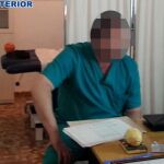 El supuesto médico en su despacho de Málaga