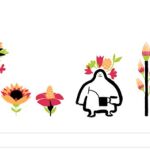 La primavera llega a Google con un florido doodle