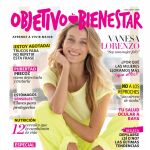 Vanesa Lorenzo, portada del último número de Objetivo Bienestar