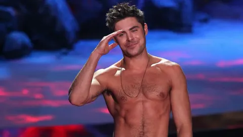 Zac Efron en la gala de los MTV